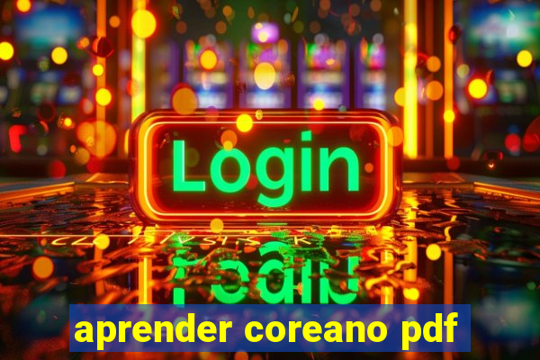 aprender coreano pdf