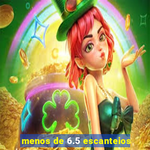 menos de 6.5 escanteios