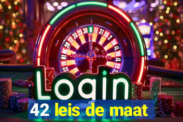 42 leis de maat