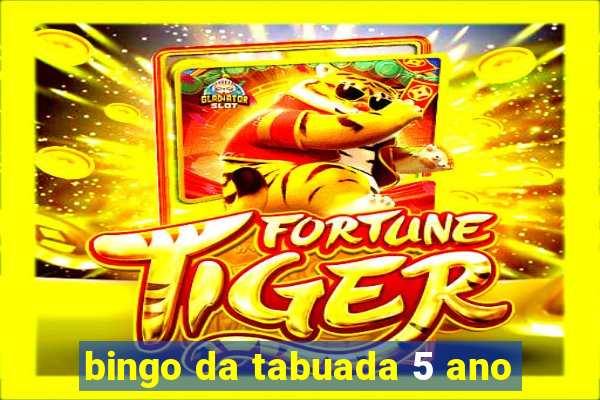 bingo da tabuada 5 ano