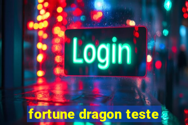 fortune dragon teste