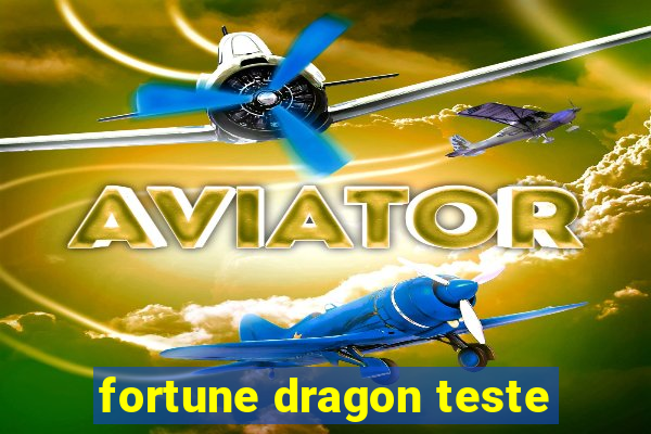 fortune dragon teste