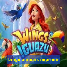 bingo animais imprimir