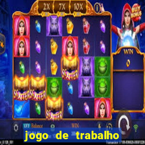 jogo de trabalho no escritório