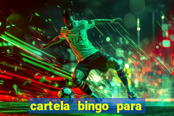 cartela bingo para cha de cozinha imprimir gratis