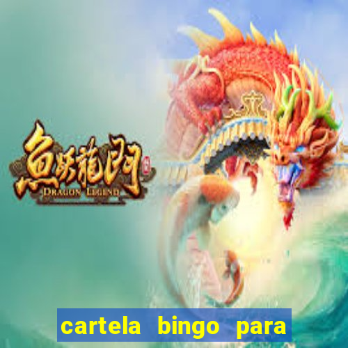 cartela bingo para cha de cozinha imprimir gratis