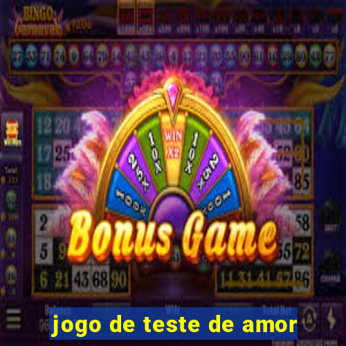 jogo de teste de amor