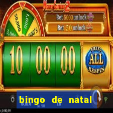 bingo de natal para imprimir gratis