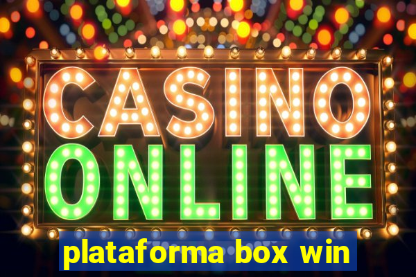 plataforma box win