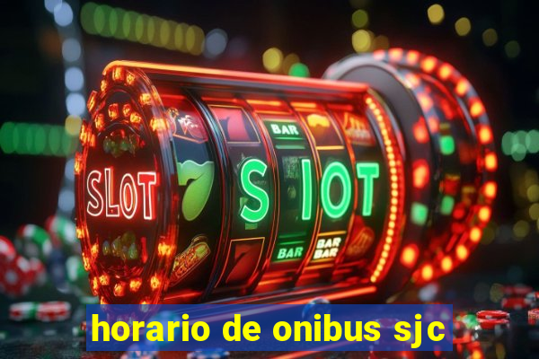 horario de onibus sjc