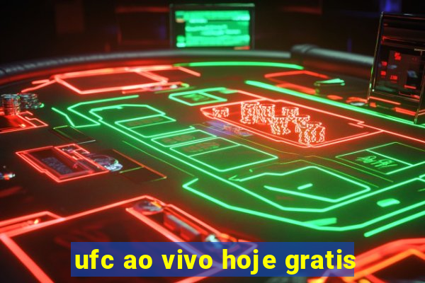 ufc ao vivo hoje gratis