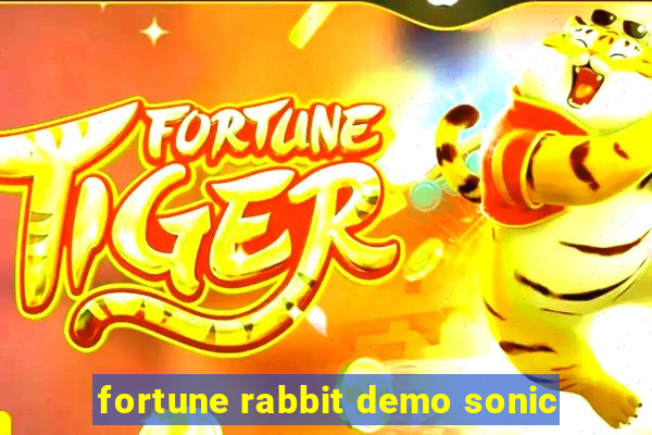 fortune rabbit demo sonic