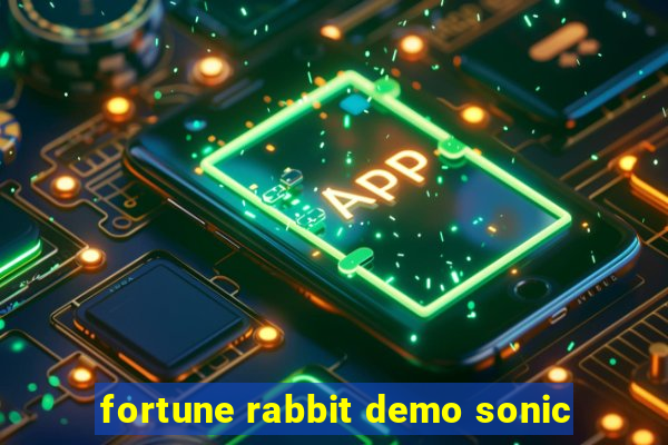 fortune rabbit demo sonic