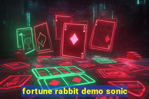 fortune rabbit demo sonic