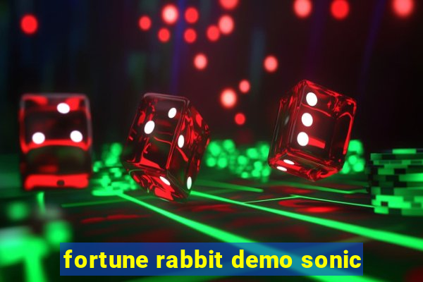 fortune rabbit demo sonic