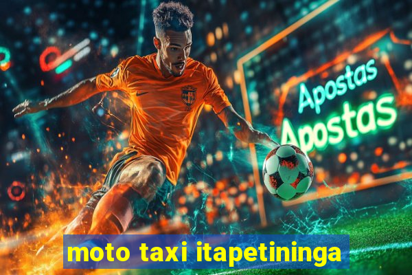 moto taxi itapetininga