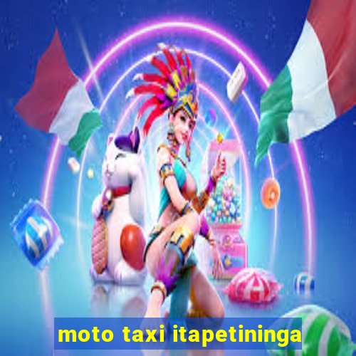 moto taxi itapetininga