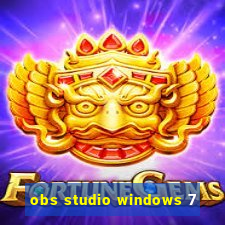 obs studio windows 7