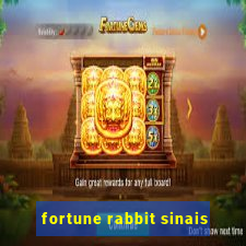 fortune rabbit sinais