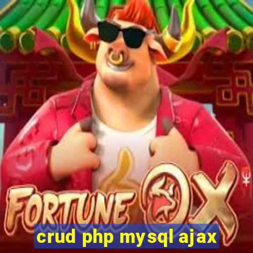 crud php mysql ajax