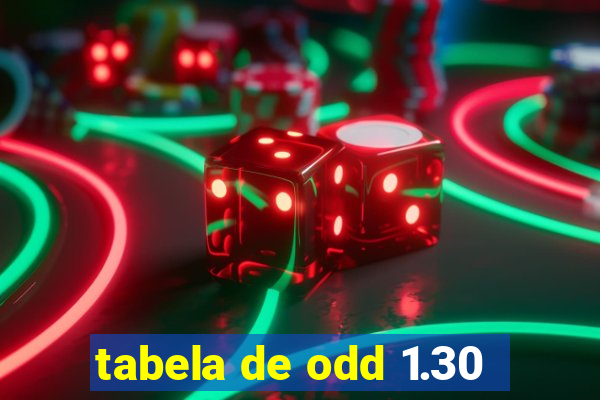 tabela de odd 1.30