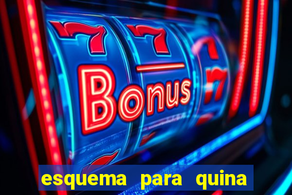 esquema para quina com 20 dezenas