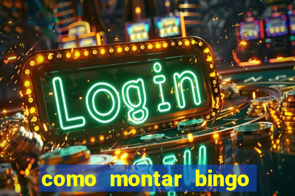 como montar bingo brinquedos toia