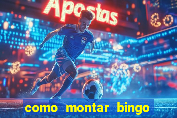 como montar bingo brinquedos toia