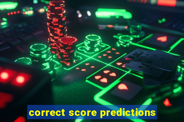 correct score predictions
