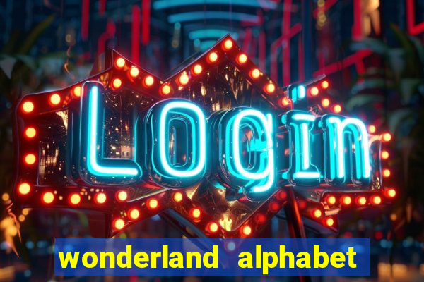 wonderland alphabet comic studio