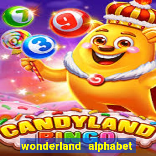 wonderland alphabet comic studio