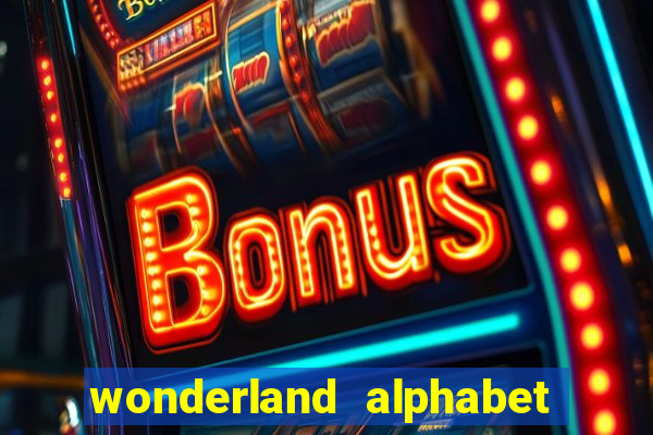 wonderland alphabet comic studio