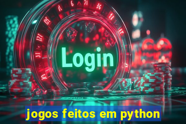 jogos feitos em python