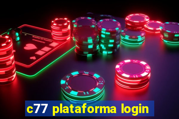 c77 plataforma login