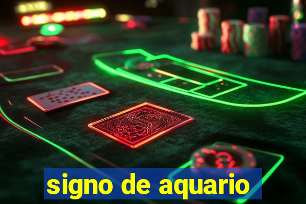 signo de aquario