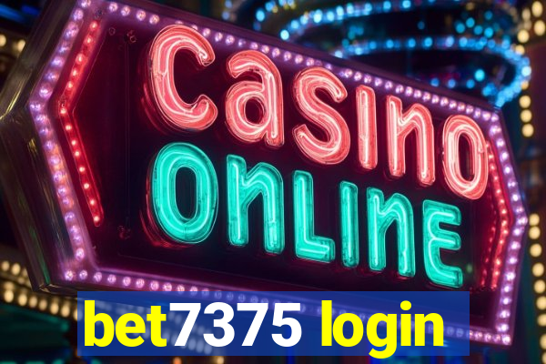 bet7375 login