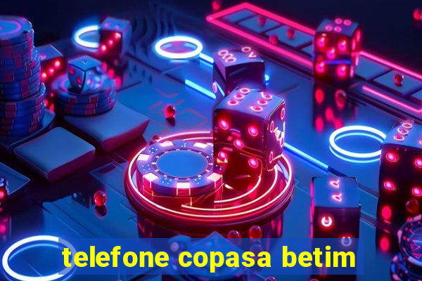 telefone copasa betim