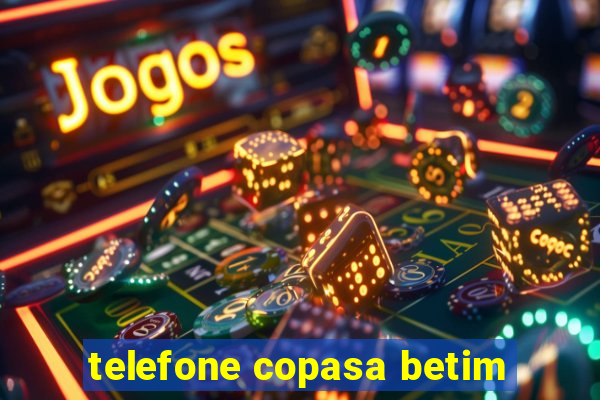 telefone copasa betim