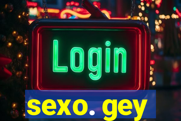 sexo. gey