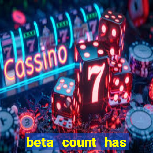 beta count has changed pt br