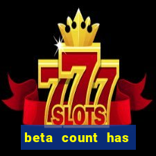 beta count has changed pt br