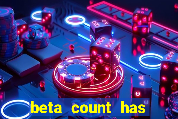 beta count has changed pt br