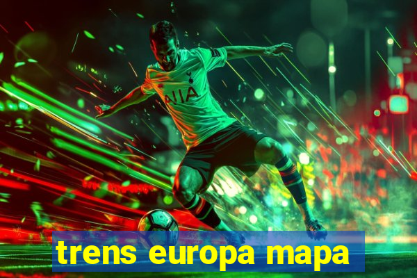 trens europa mapa