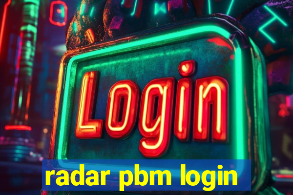 radar pbm login