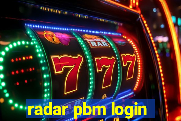 radar pbm login