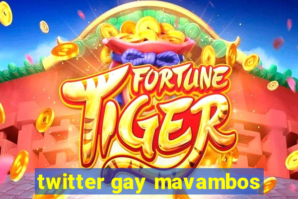 twitter gay mavambos