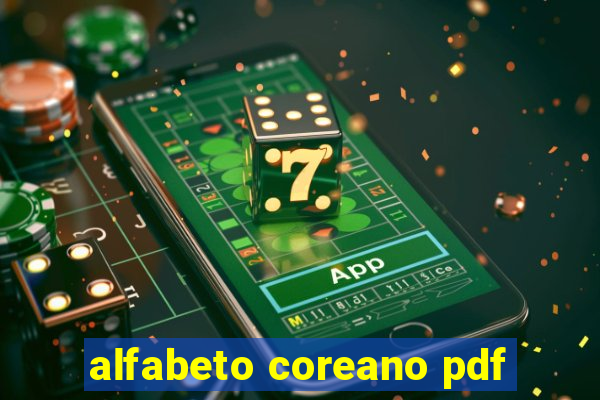 alfabeto coreano pdf