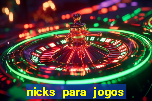 nicks para jogos de tiro