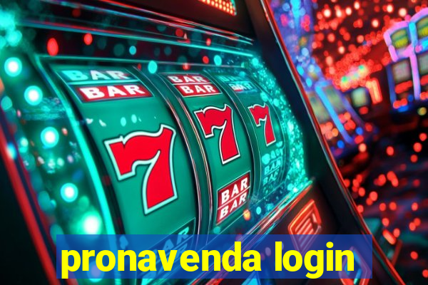 pronavenda login