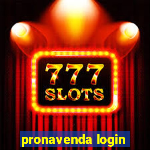 pronavenda login